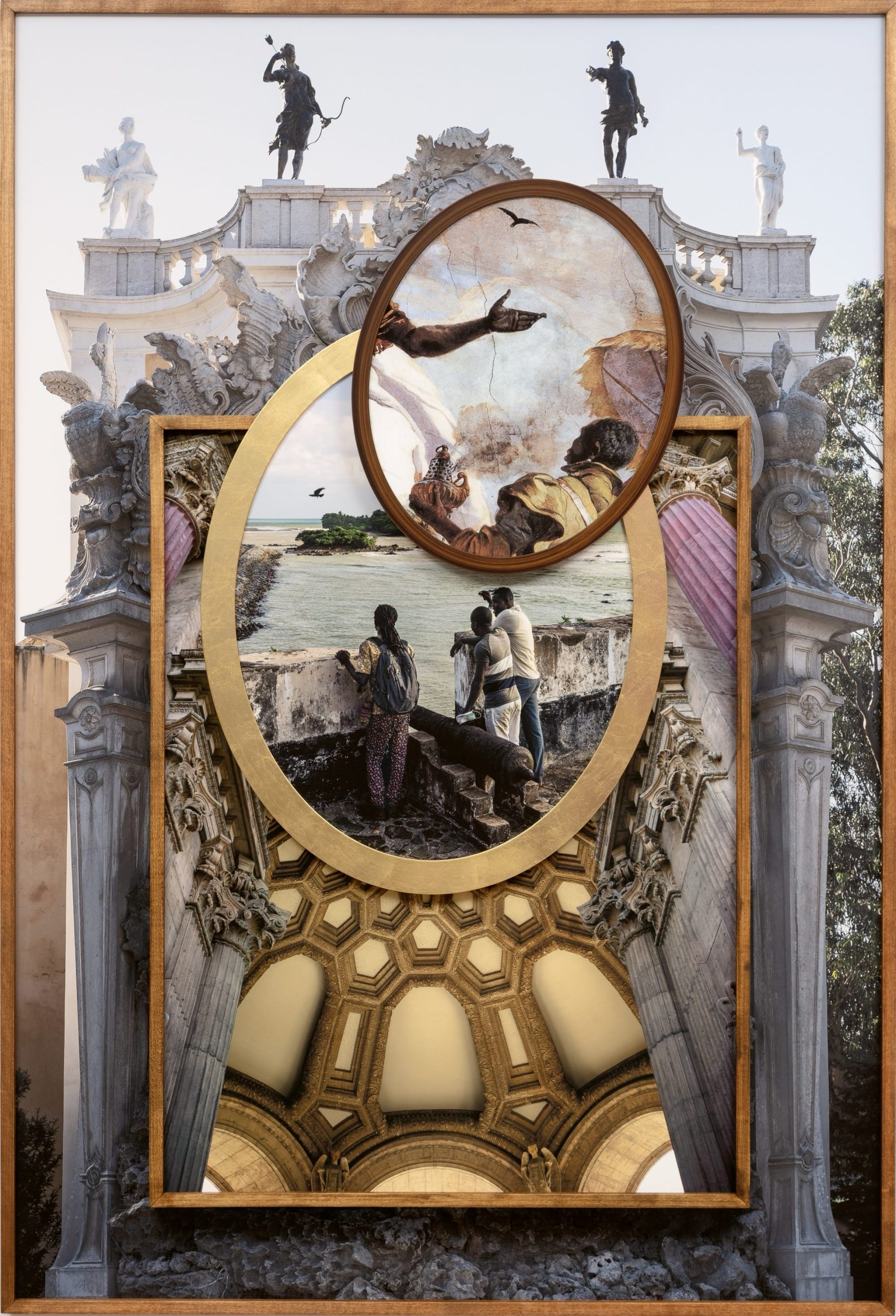 a mixed-media assemblage by Todd Gray